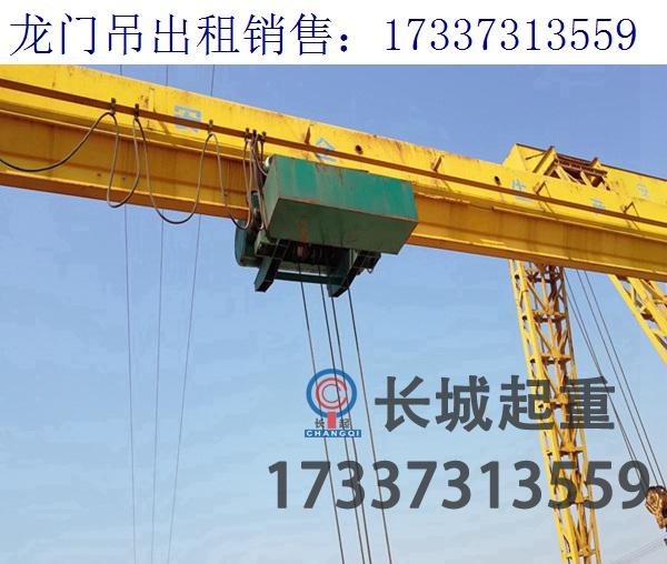 湖南張家界深坑深井龍門吊 吊裝作業核心要點